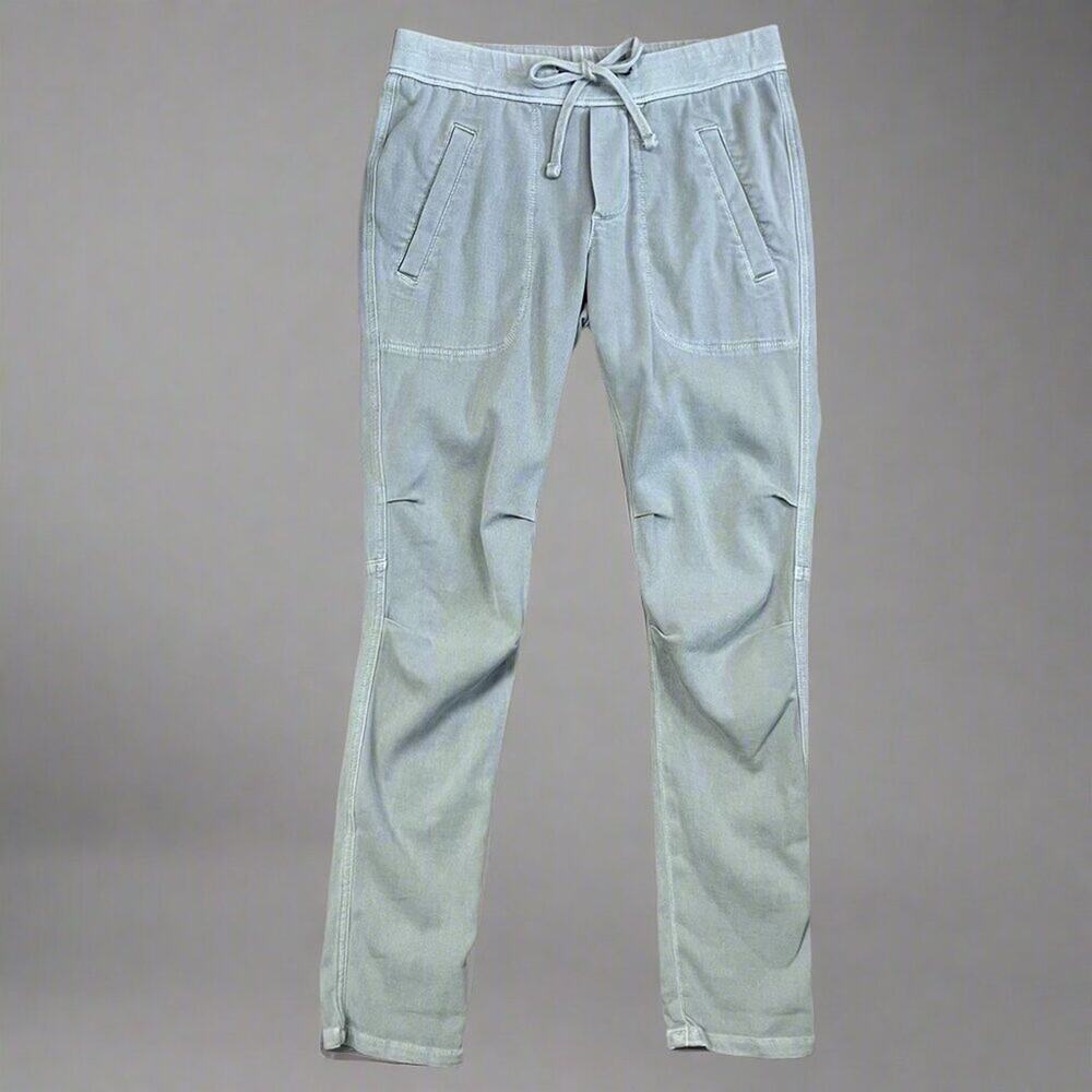 James Perse khaki cotton soft drape pants, size 0